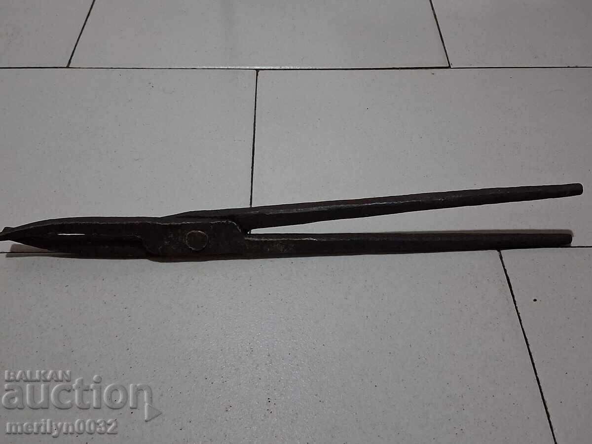 Clești vechi de fierar, șindrilă, fier forjat - 7 Clești vechi de fierar, șindrilă, fier forjat - 7