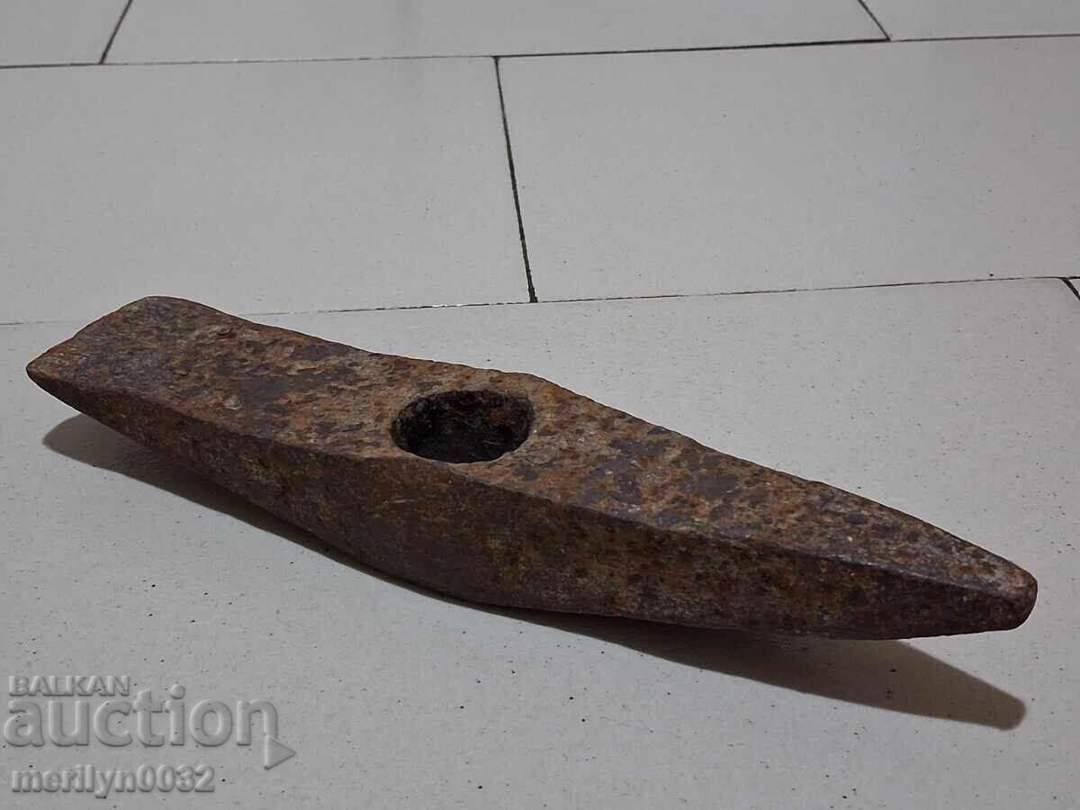 Old mason's hammer, tool, pickaxe with price 56.50 BGN | € 28.89