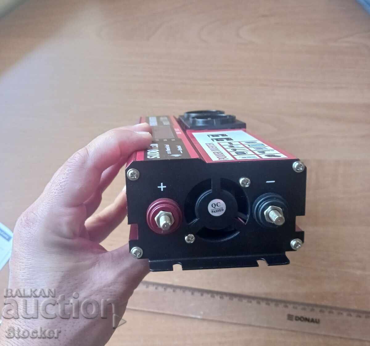 Аукцион Мощен инвертор от 12v на 220v