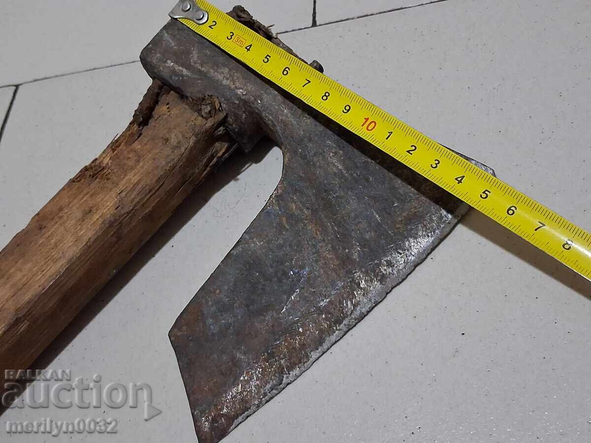 Axe "Sickle and Hammer" cleaver hatchet with handle - 5