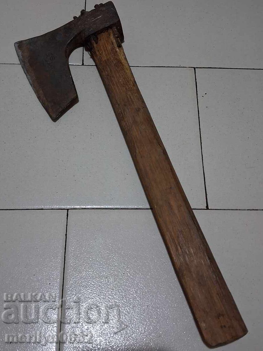 Axe "Sickle and Hammer" cleaver hatchet with handle - 7