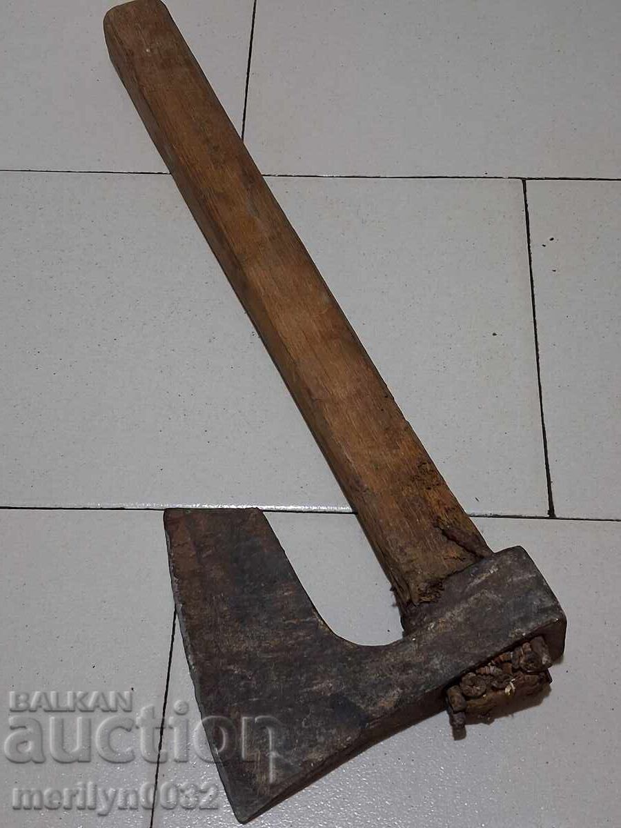 Axe "Sickle and Hammer" cleaver hatchet with handle