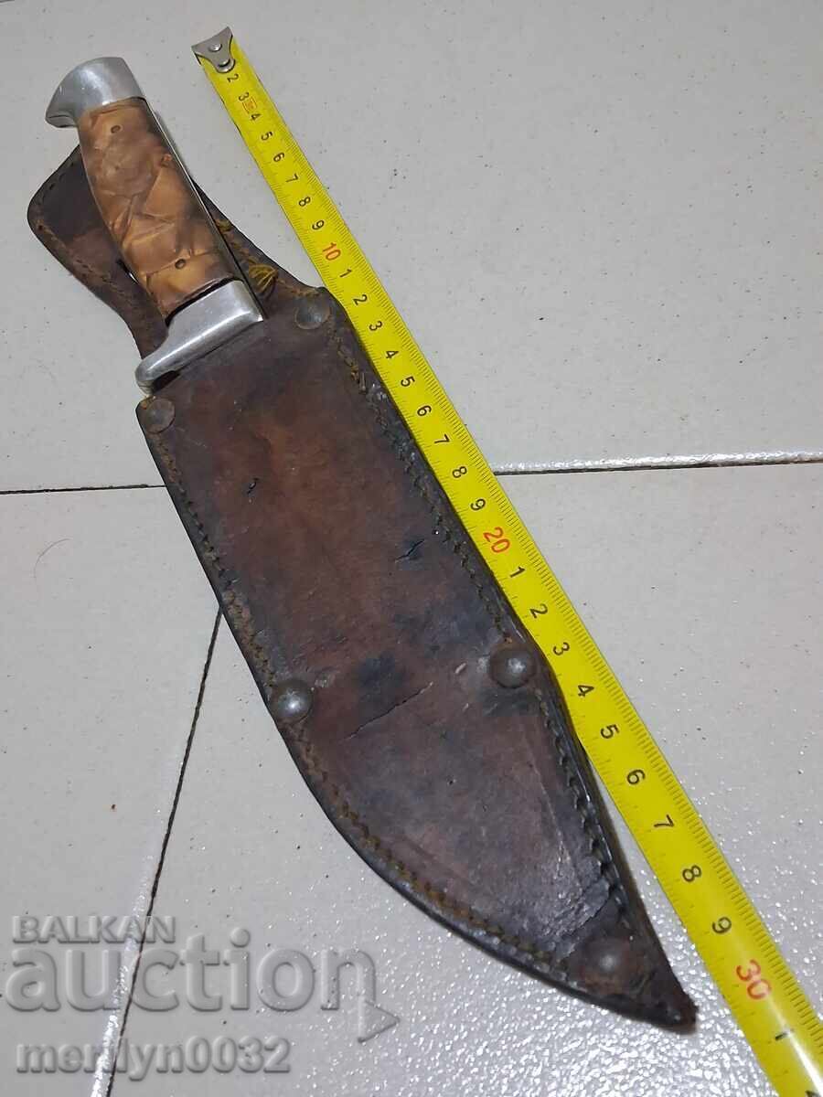 Old Tarnovo knife with sheath "Sickle and Hammer" - 6