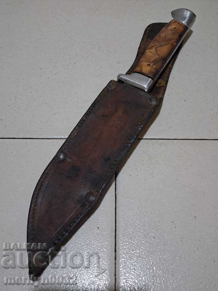 Old Tarnovo knife with sheath "Sickle and Hammer" - 7