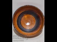 Vas veche de panica glazurata, ceramica rara