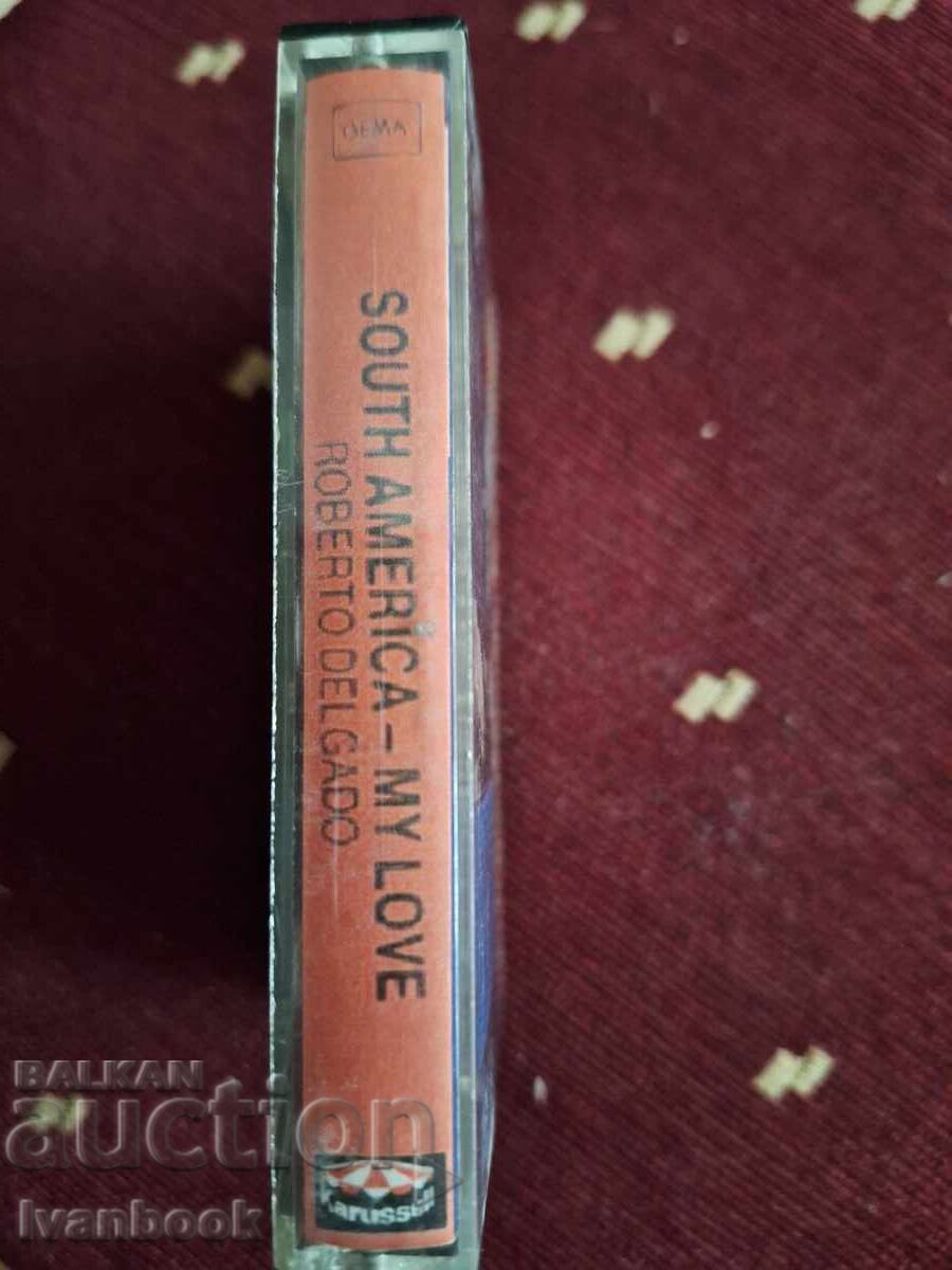 Κασέτα ήχου - South America my love με τιμή 3.00 BGN | € 1.53 Κασέτα ήχου - South America my love με τιμή 3.00 BGN | € 1.53