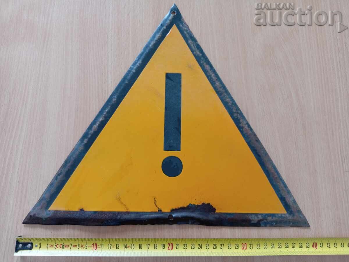 Auction Enamel sign, attention sign, plaque Auction Enamel sign, attention sign, plaque