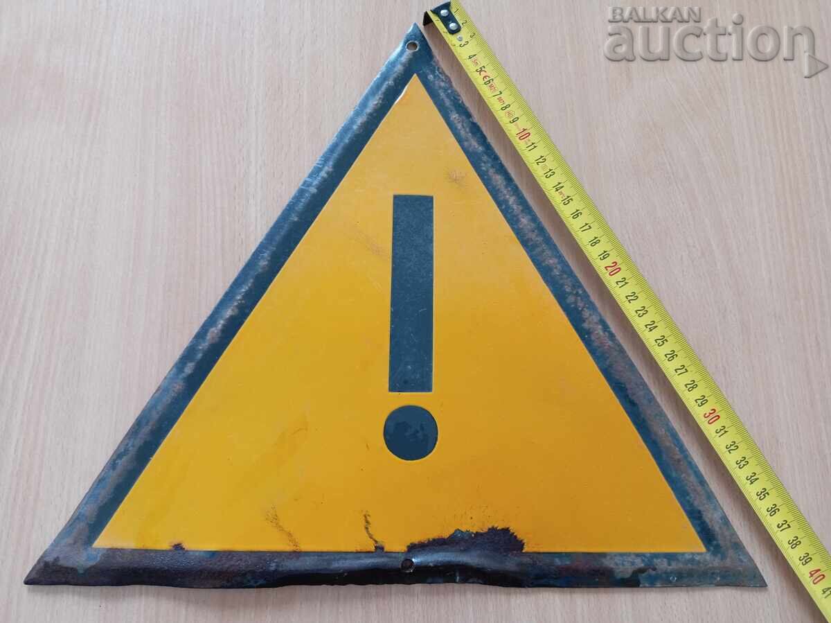 Enamel sign, attention sign, plaque - 5 Enamel sign, attention sign, plaque - 5