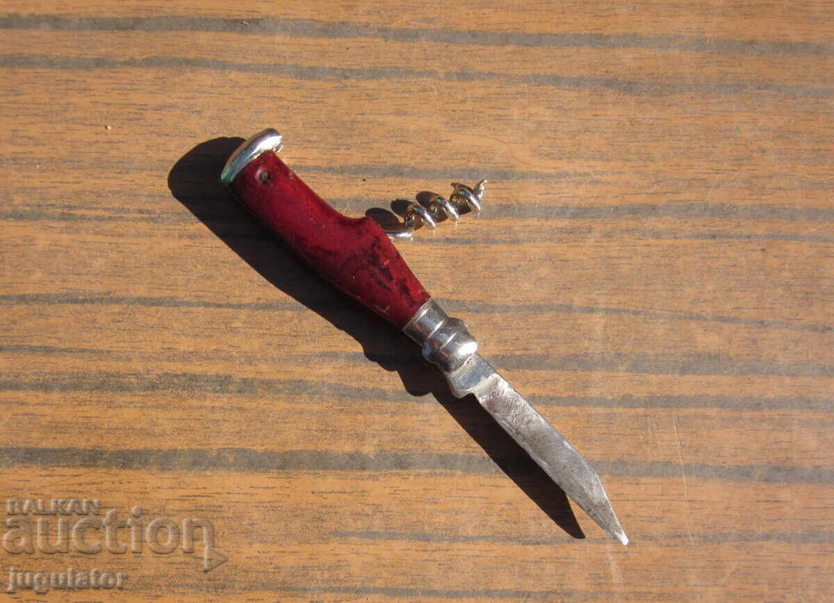 Delivery of Old small pocket knife with corkscrew from socialism