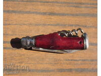 Παλιό μικρό σουγιά τσέπης με τιρμπουσόν από την εποχή του σοσιαλισμού