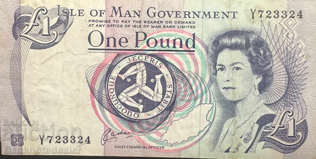 Great Britain Isle of Man 1 Pound 2009 Pick 40c Ref 3324 Great Britain Isle of Man 1 Pound 2009 Pick 40c Ref 3324