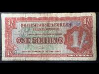 England British Armed Forces 1 Shilling 2nd SERIES 1948 n02