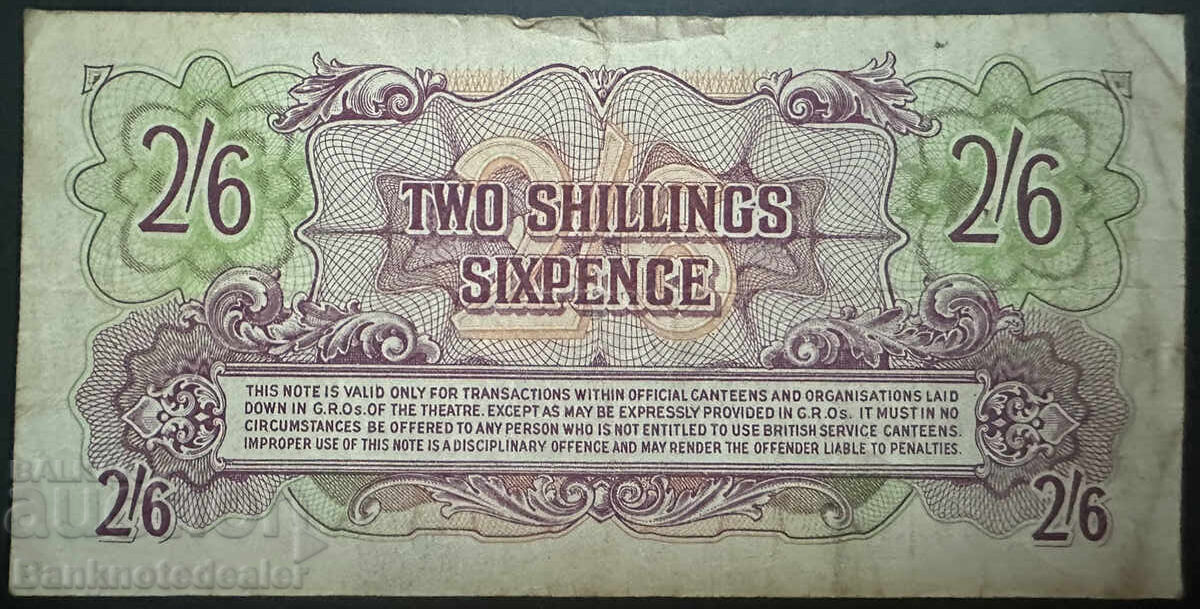 England British Armed Forces 2/6 Shilling 1948 Ref 0817 with price 50.00 BGN | € 25.56