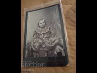 Снимка картон фотография Грънчаров Враца