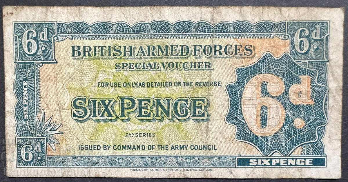 Αγγλία Βρετανικές Ένοπλες Δυνάμεις 6d 2η ΣΕΙΡΑ 1948