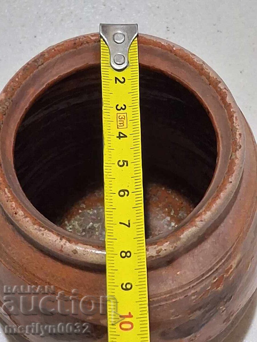 Old ceramic jar ceramic pot - 5