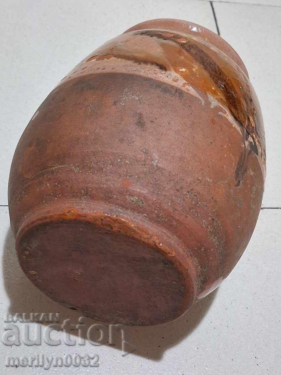Old ceramic jar ceramic pot - 6