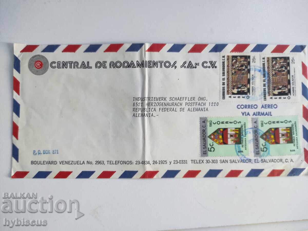 4x αεροπορικά Μεξικό, Ελ Σαλβαδόρ, Εκουαδόρ 1984 με τιμή 1.00 BGN | € 0.51