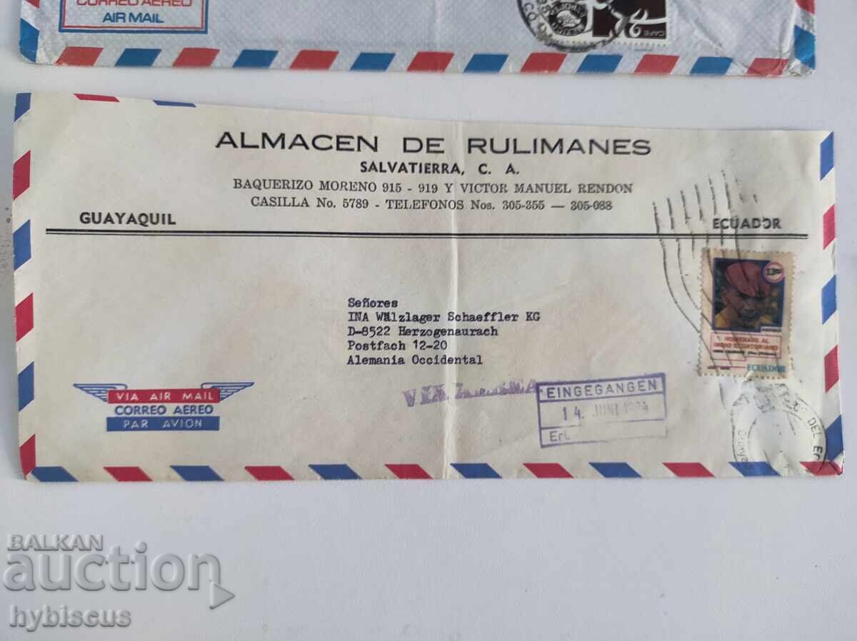 Δημοπρασία 4x αεροπορικά Μεξικό, Ελ Σαλβαδόρ, Εκουαδόρ 1984