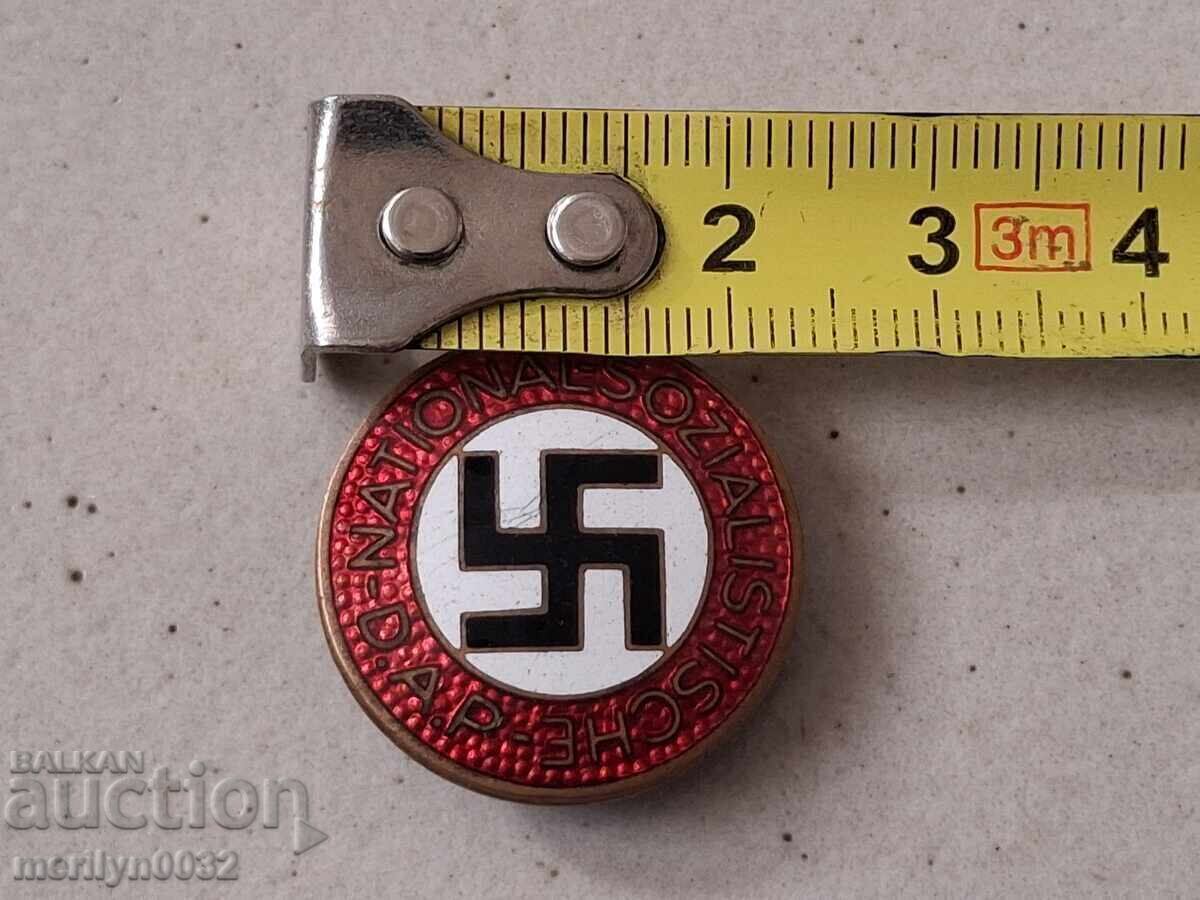 Semn de piept al celui de-al Treilea Reich, medalie, insignă, ORIGINAL cu preț 389.00 BGN | € 198.89 Semn de piept al celui de-al Treilea Reich, medalie, insignă, ORIGINAL cu preț 389.00 BGN | € 198.89