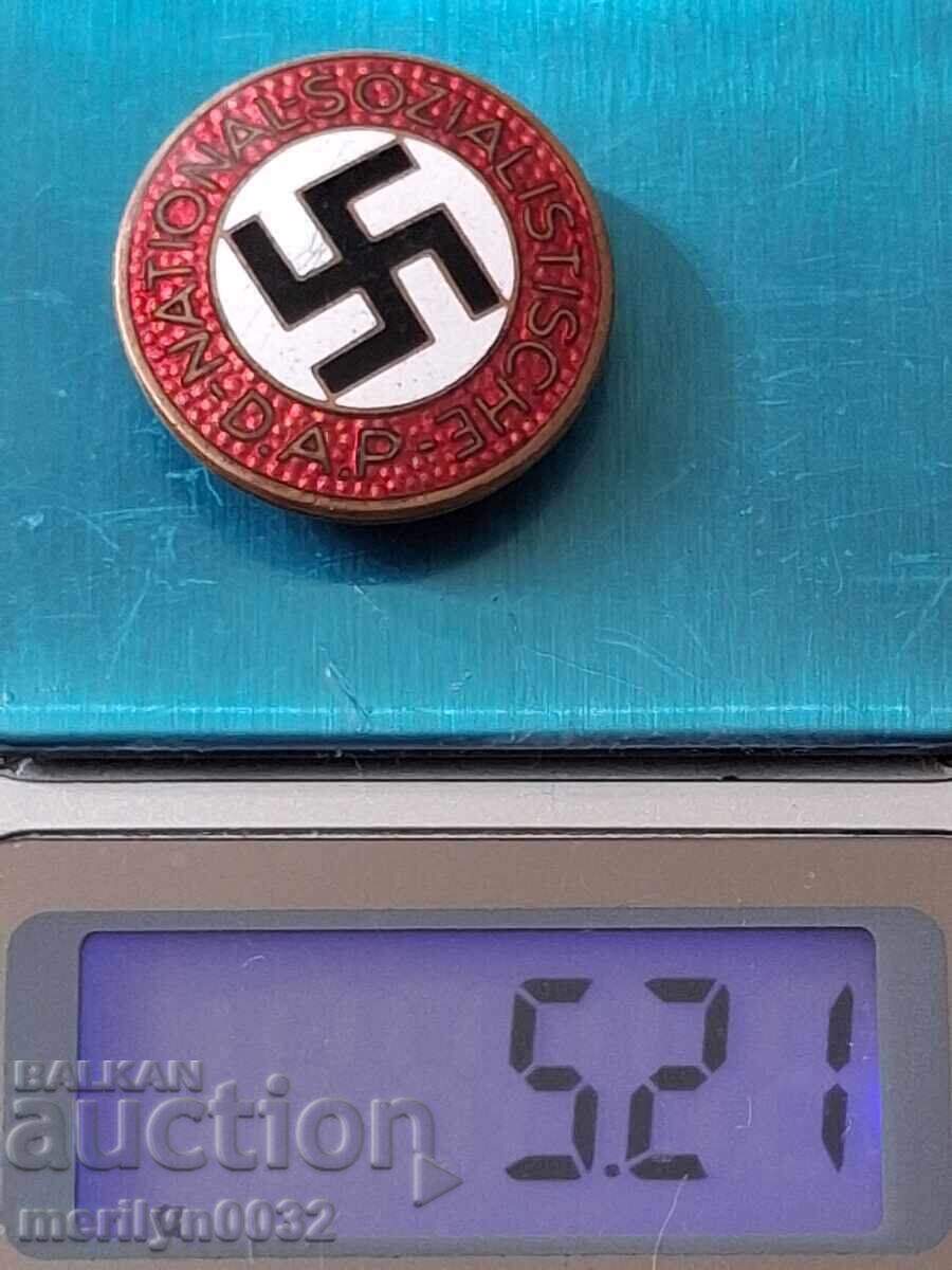 Semn de piept al celui de-al Treilea Reich, medalie, insignă, ORIGINAL - 6 Semn de piept al celui de-al Treilea Reich, medalie, insignă, ORIGINAL - 6