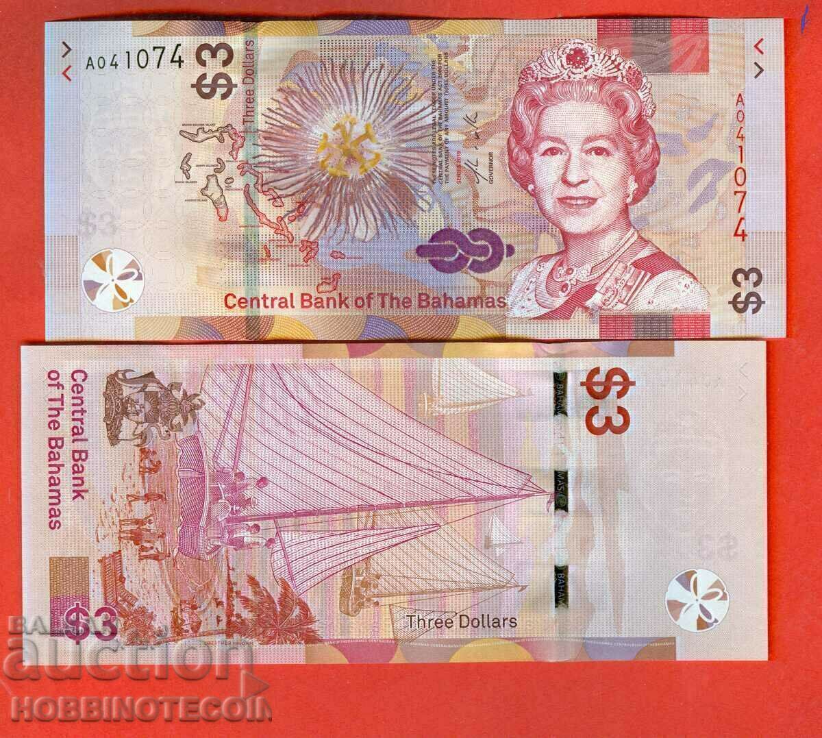 BAHAMAS ISLANDS $3 issue issue 2019 NEW UNC