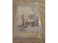 Снимка картон фотография Княжески Офицер Велебни