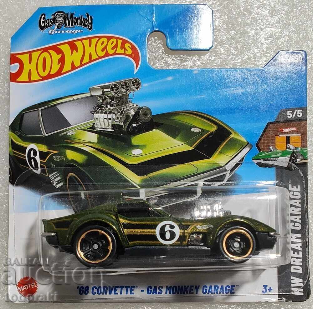 Hot Wheels 68 Corvette Количка Хот Уилс 1:64 Шевролет Корвет Hot Wheels 68 Corvette Количка Хот Уилс 1:64 Шевролет Корвет