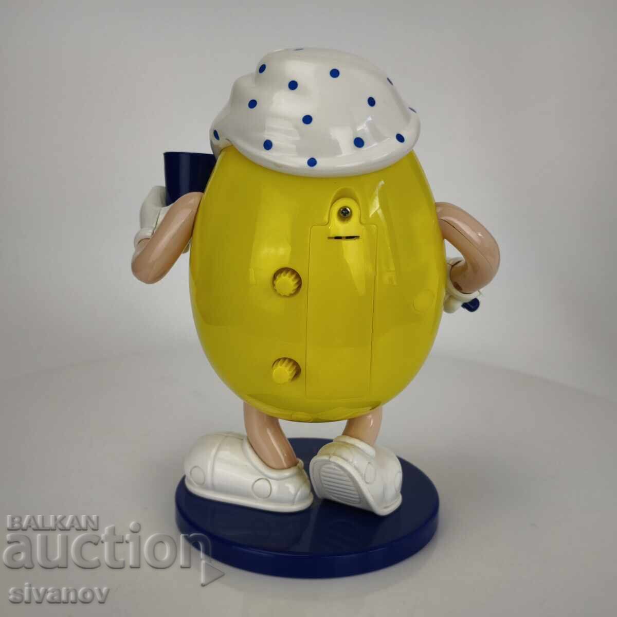 M&M's жълтия бонбон рекламен часовник будилник  #6181 с цена 24.99 лв. | € 12.78