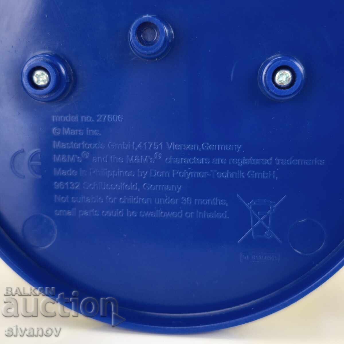 Аукцион M&M's жълтия бонбон рекламен часовник будилник  #6181