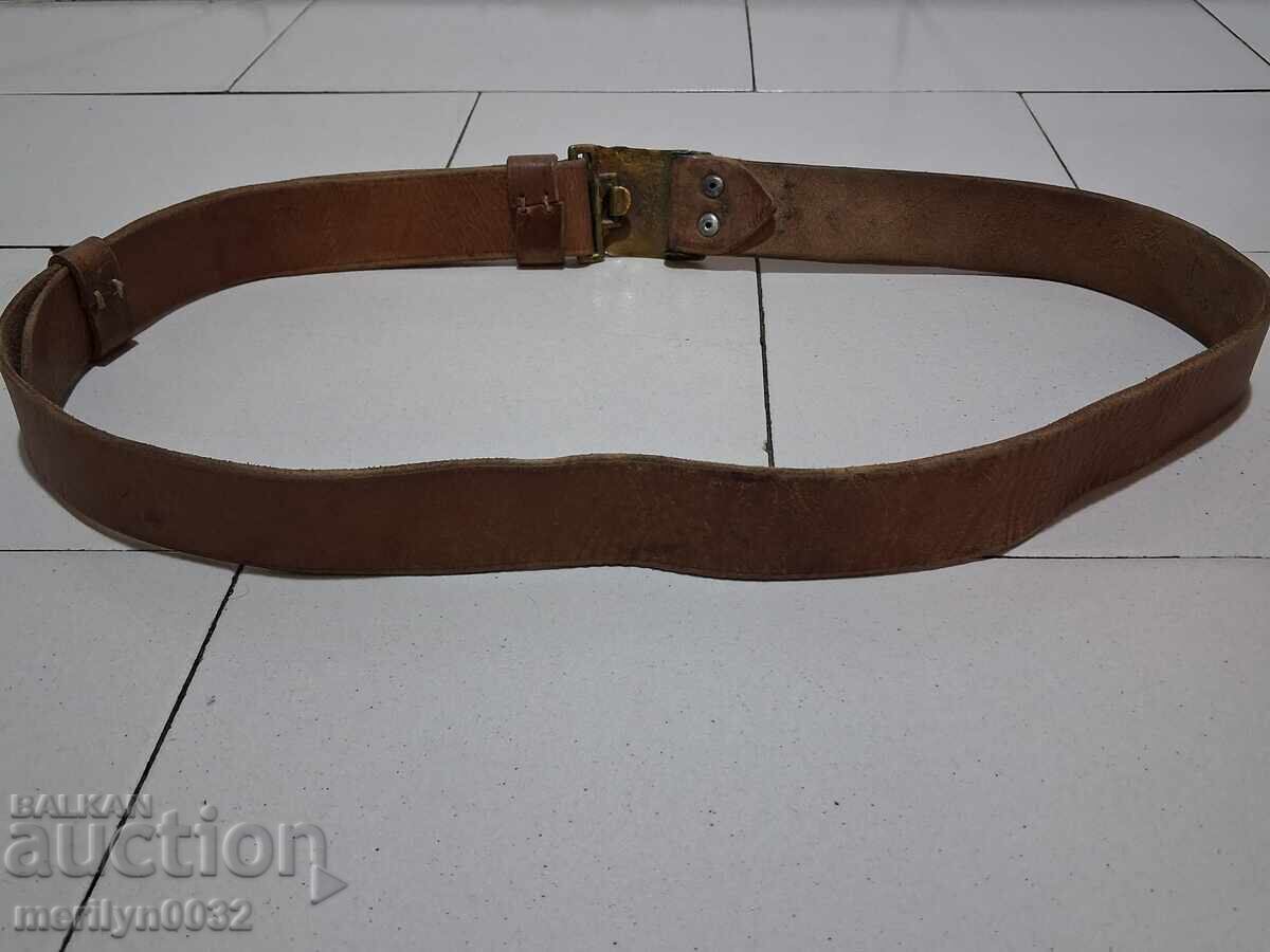 Аукцион Сержански колан тока бронз Народна Милиция 40-50те г МВР НРБ Аукцион Сержански колан тока бронз Народна Милиция 40-50те г МВР НРБ