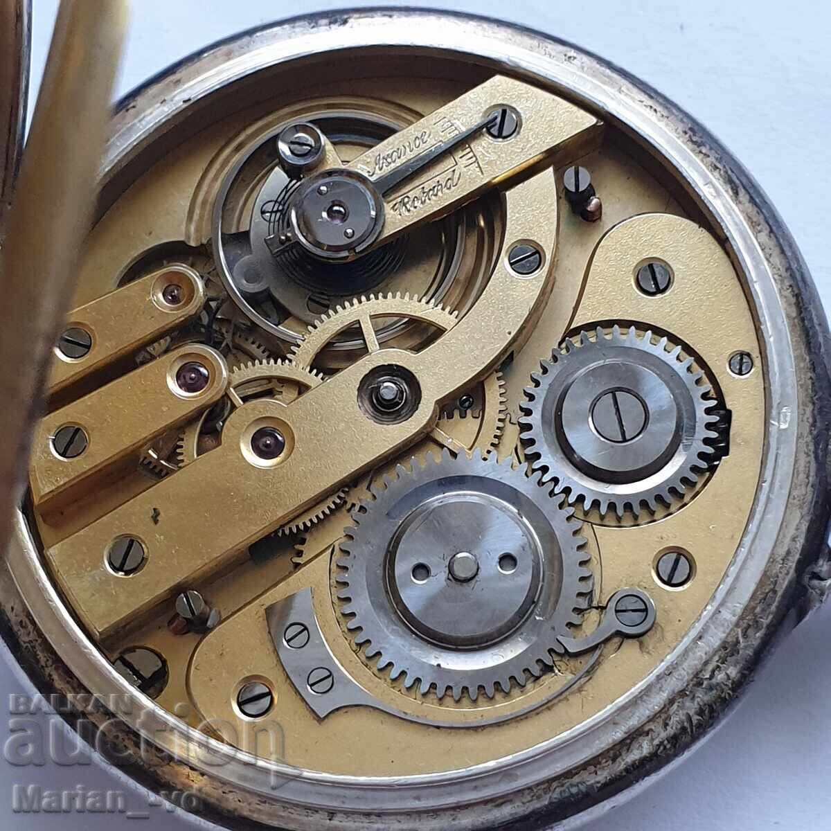 Old silver pocket watch - 6