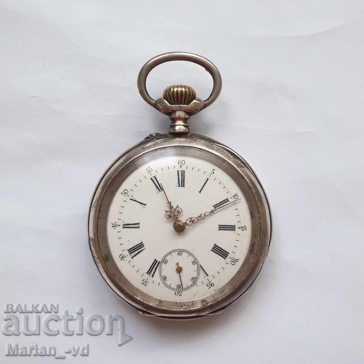Old silver pocket watch