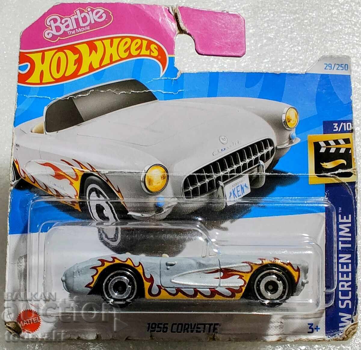 Hot Wheels 1956 Corvette Κοριτσάκι Χοτ Γουίλς 1:64 Κορβέτ Barbie