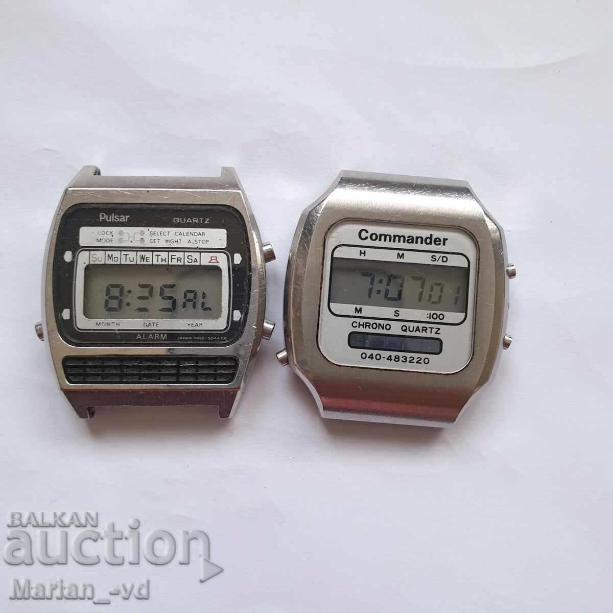 Two electronic watches
