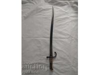 Bayonet knife yatagan for Chassepot rifle, saber M 1866