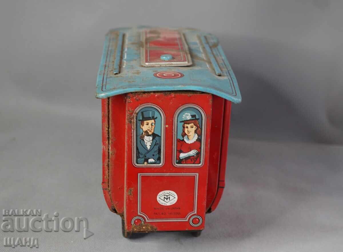 Delivery of Old Japanese metal sheet metal toy bus model Delivery of Old Japanese metal sheet metal toy bus model