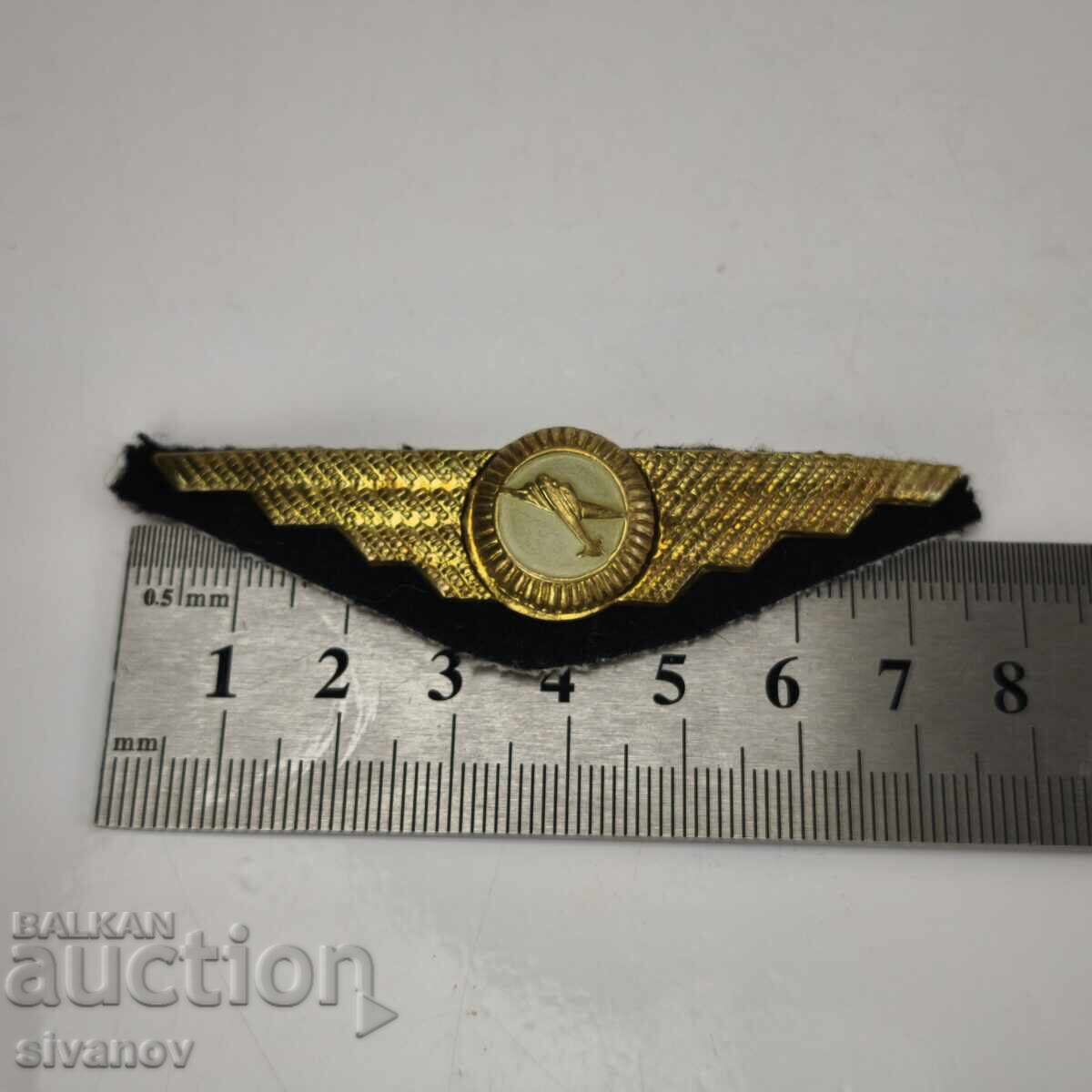 Old BGA Balkan pilot badge from the 60s #6183 - 6