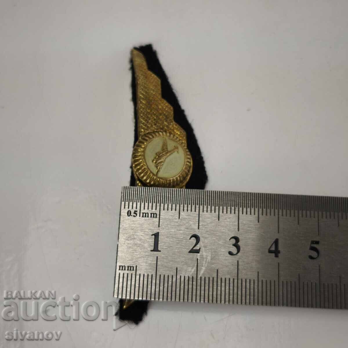 Old BGA Balkan pilot badge from the 60s #6183 - 7