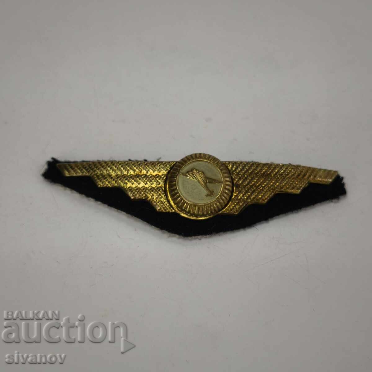 Old BGA Balkan pilot badge from the 60s #6183