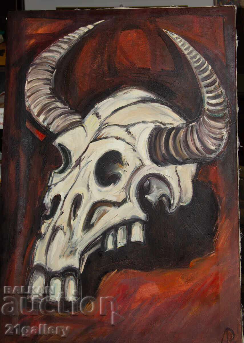 Доставка на Любомир Дойчев, натюрморт, маслени бои, подписана