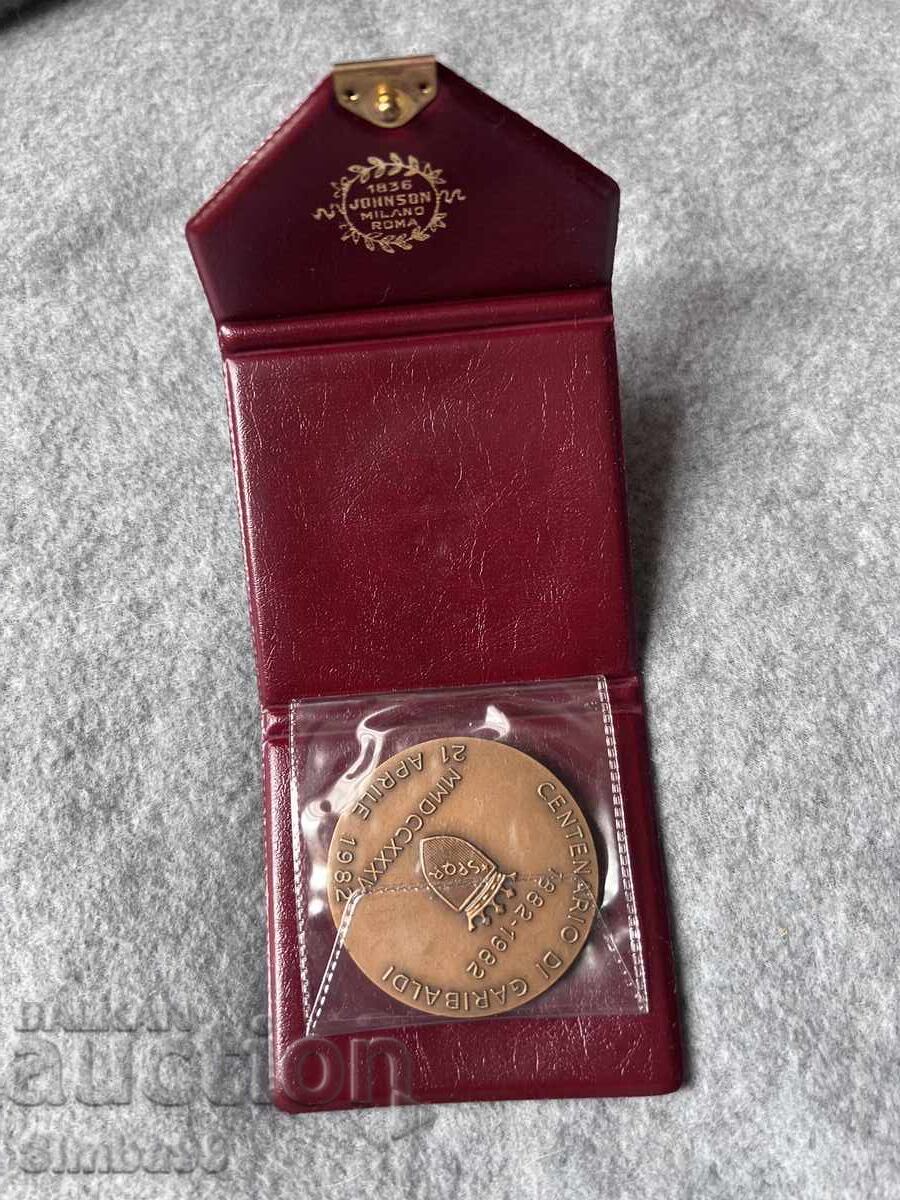 Auction Medal Rome CENTENARIO DI GARIBALDI 1882 1982 Auction Medal Rome CENTENARIO DI GARIBALDI 1882 1982