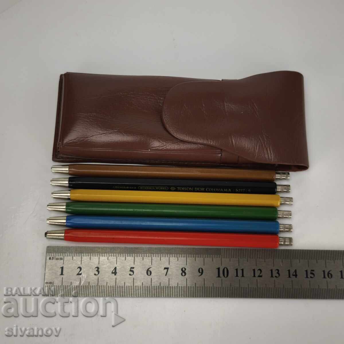 Starter set of 6 TOISON D'OR #6184 mechanical pencils - 6