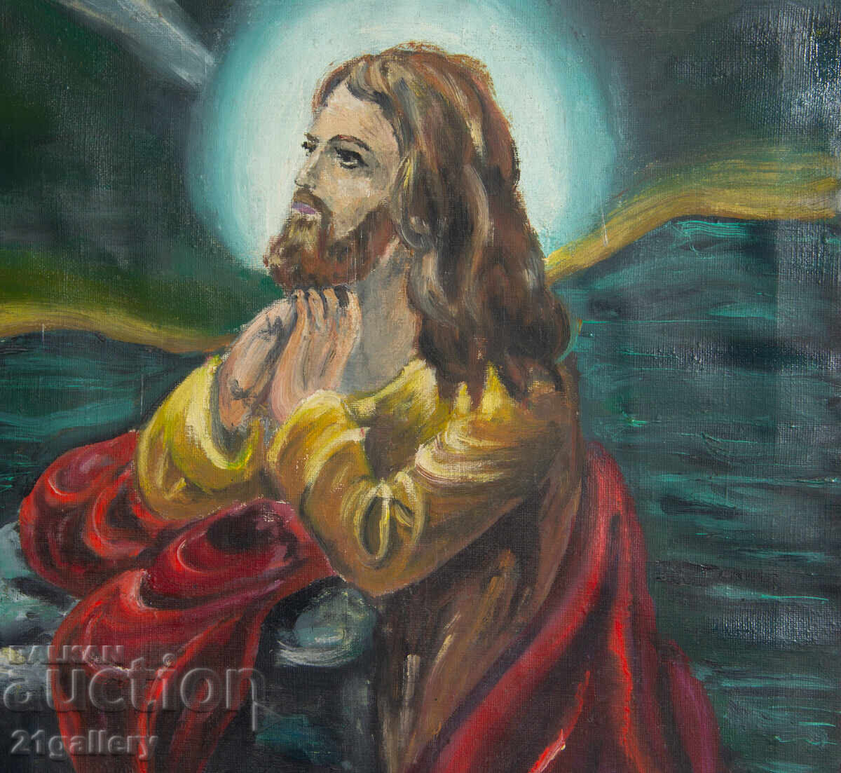 Livrarea Tablou ulei pe pânză, tematică religioasă, Iisus Hristos Livrarea Tablou ulei pe pânză, tematică religioasă, Iisus Hristos