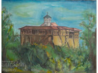 Гложенски манастир пейзаж маслени бои