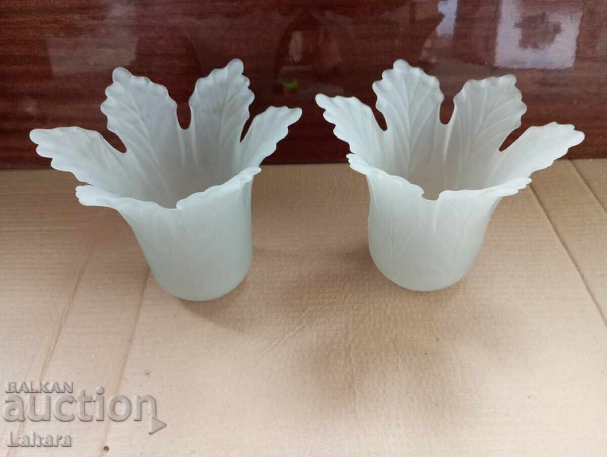 Γυάλινο αμπαζούρ, γυαλί για λάμπα - 6