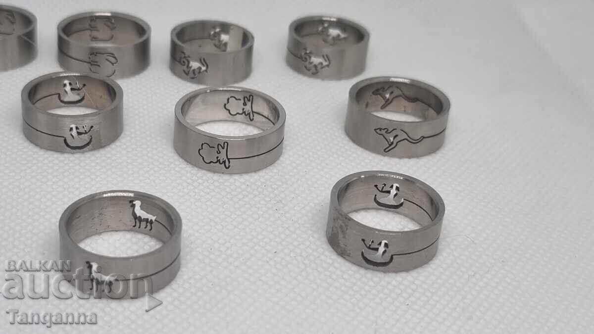 Auction  Medical steel rings