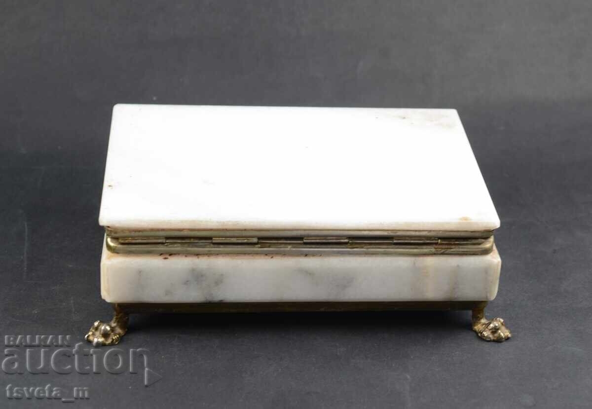 Cutie de bijuterii din marmură MineralSuvenir, socialiste, anii '70 - 6