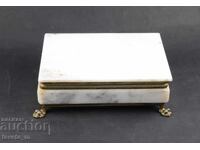 Cutie de bijuterii din marmură MineralSuvenir, socialiste, anii '70