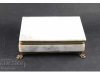 Мраморна кутия за бижута Минералсувенир соц 70-те